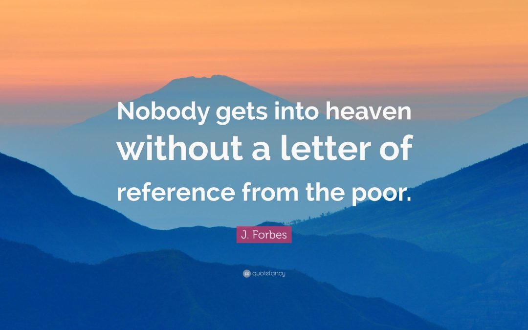 Preferential Option for the Poor:  A Needed Edit