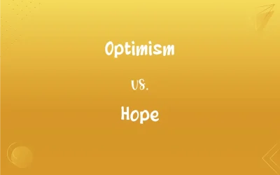 Optimism Vs. Hope